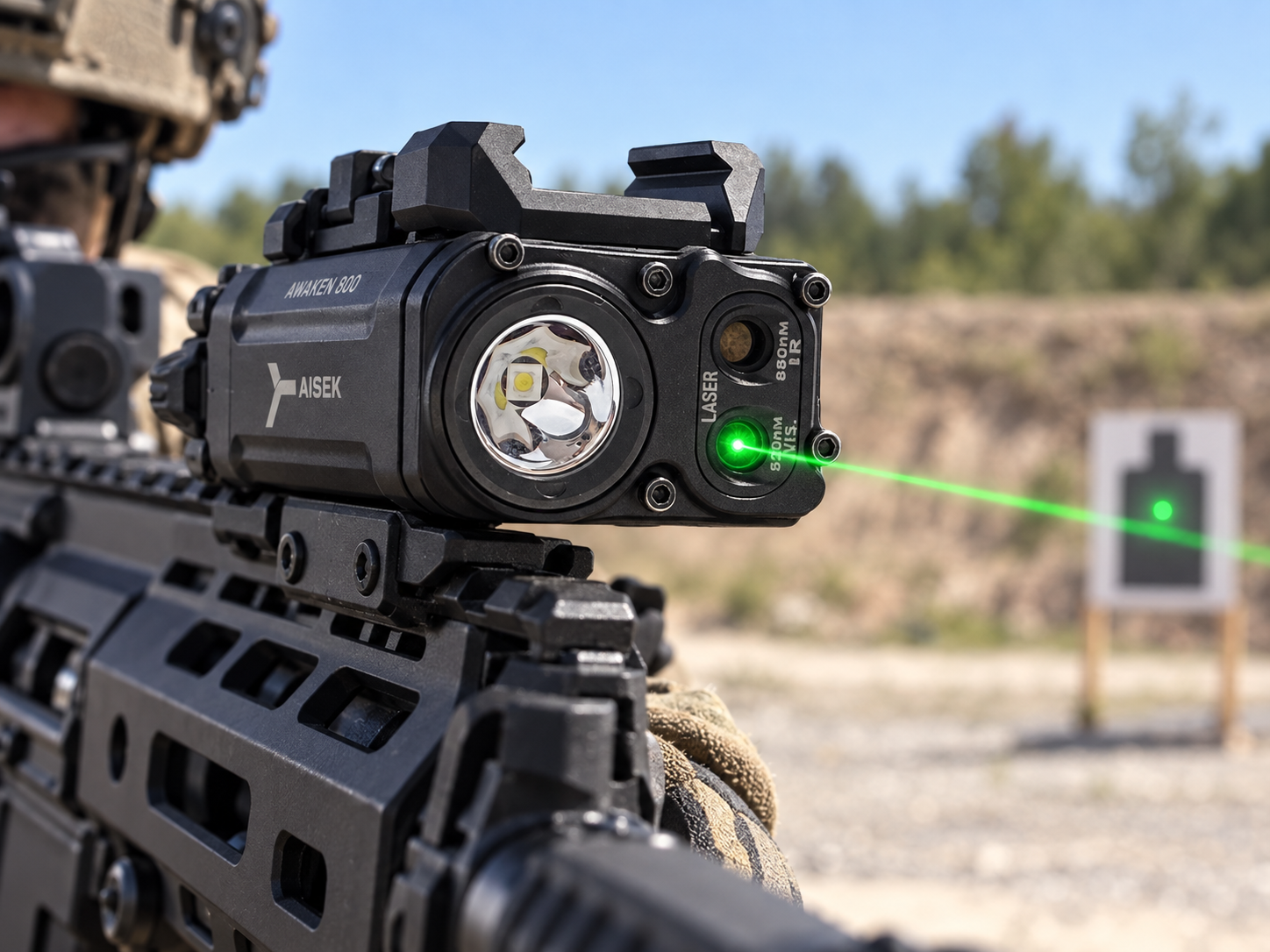 AWAKEN 800 visible green laser